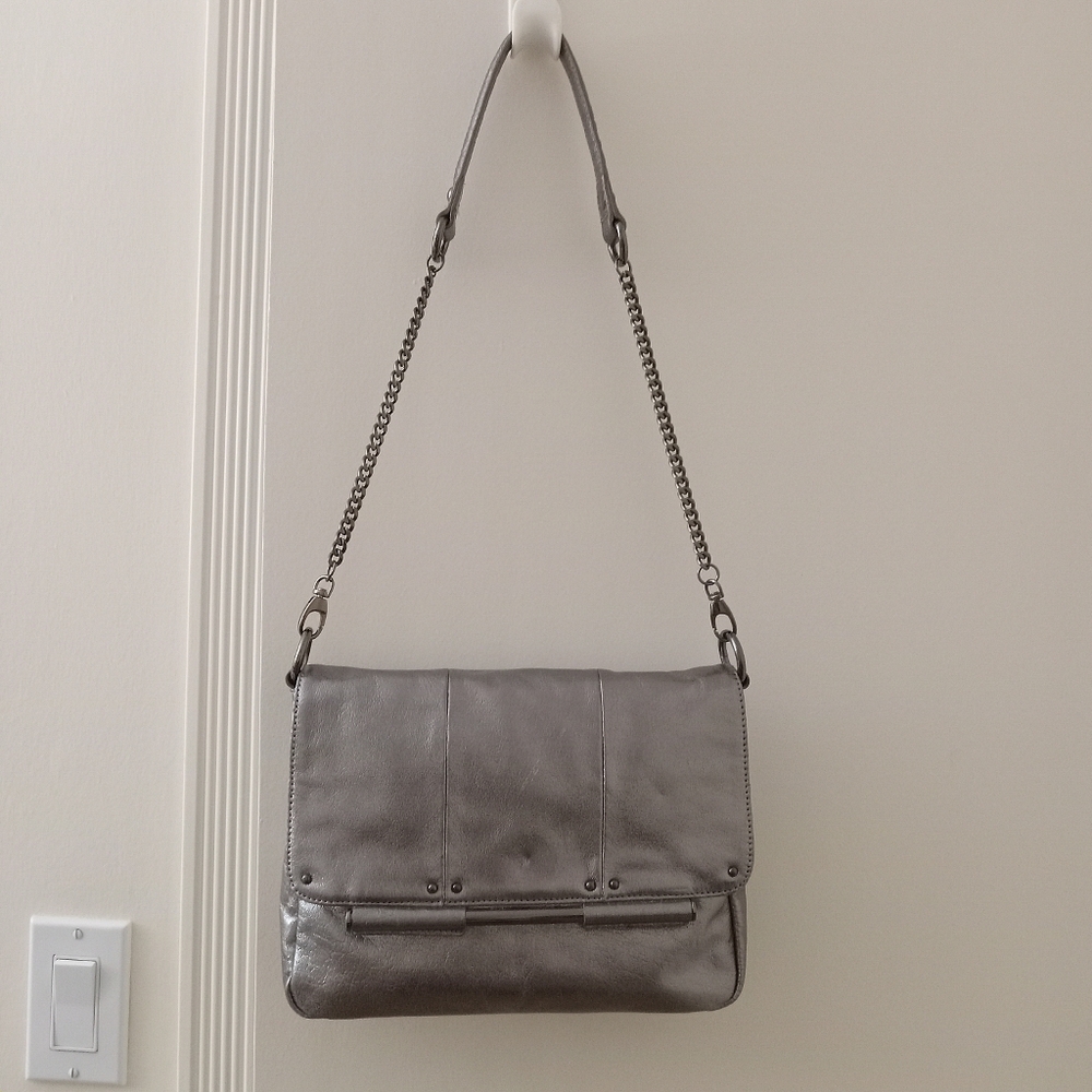 Kenneth Cole New York metallic leather bag
